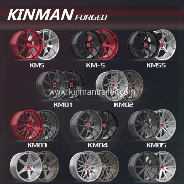 Custom Made Forged Alloy Wheels Black For Luxury Vehicles